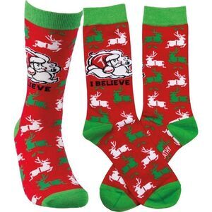 Christmas Socks - Santa - New